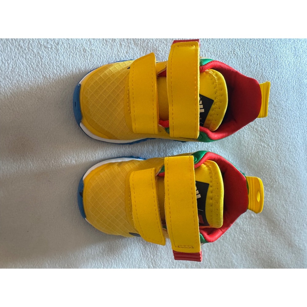 Adidas LEGO Sport Toddler Shoes Yellow Blue Red HQ1308 Size 4K - Picture 2 of 6